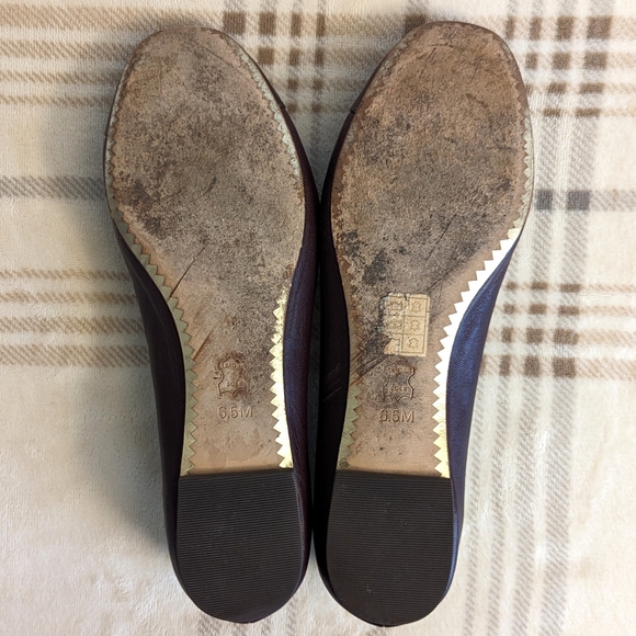 Tory Burch Chelsea Cap-Toe Leather Ballet Flat - Picture 8 of 12